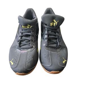 Puma Women's Black/Gold Tazon 6 Running Shoe Sz 8